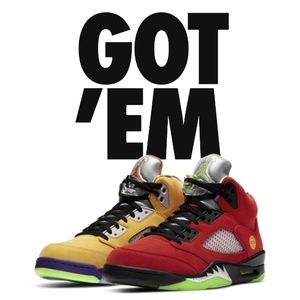 Air Jordan 5 What the size 12 Men's